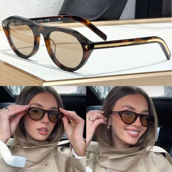 Sunglases Designer Women Beach Trendy Classic Square Metal Legs Letter Design Cat Eye Top Quality Eyeglasses Oval Luxury Monogram Sunglasses PR B15S 12A - Fashion Accessories - kalmora