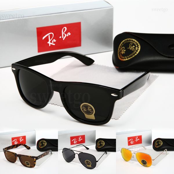 With Box Luxury Sunglasses UV400 Protection Polarized Option Glasses Polished Silver Frame Designer Sunglasses Outdoor Flying Beach Sunglasses For Women Men - Bags, Shoes & Accs - kalmora