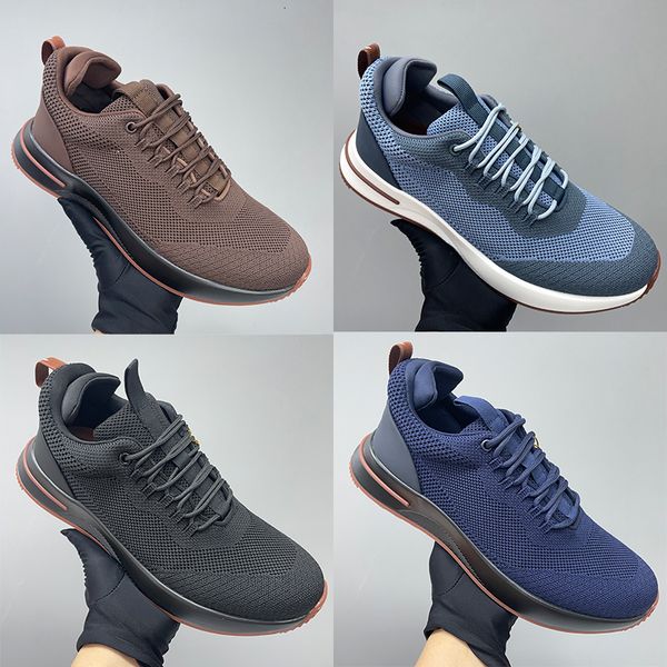 10A Men Luxury Knit Trainers 2026 Week End Walk Sneakers Mens Designer Storm System Technical Mesh Lace Up Cushion Sole Sport Shoes 1168 - Shoes & Accessories - kalmora