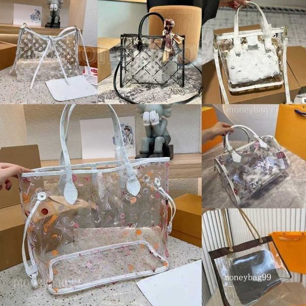 10A Shoulder Bags jelly Fashion Designer Transparent Totes Ladies Crossbody VL bag Show off the rich Clear Lipstick powder makeup cosmetic Pouch toiletry purse 2025 - Bags, Luggage & Accessories - kalmora