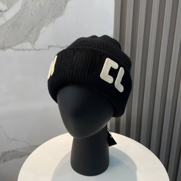 Womens Designer Beanies Winter Autumn Mens Wool Bonnet Luxury Warm Fitted Hats Double Letters Soft Cashmere Street Fashion Beanie Hats nice - Fashion Collection - kalmora