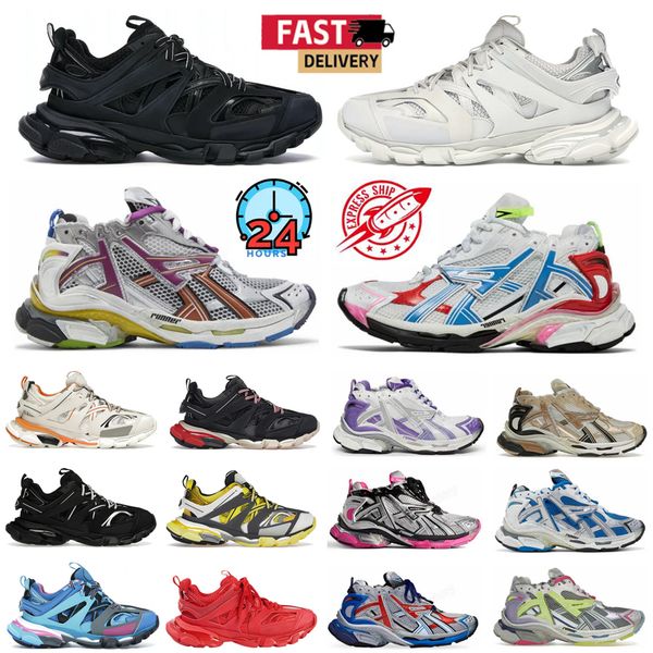 Desinger Casual Shoes Runner 7 7.0 Track Led Sneaker Tracks 3 3.0 Platform Sneakers Luxury Paris Gomma Leather Trainer Extraordinary Mens Women Trainers Size 35-46 - Shoes & Accessories - kalmora
