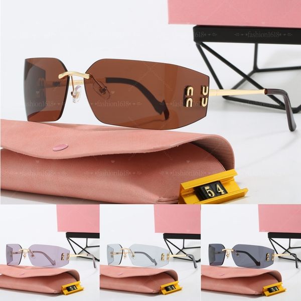 YQ Designer sunglasses women for luxury sunglasses classic glasses design curved Lenses shades travel outdoor with box - Fashion Accessories - kalmora