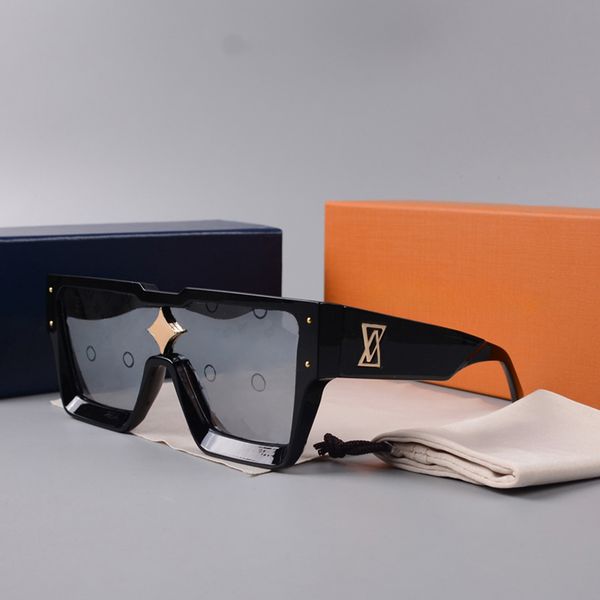 Designer Sunglasses Man Sunglasses Woman Fashion Glasses Rectangle Big Full Frame Letter Design for Man Women 5 Option Top Quality - Bags, Shoes & Accs - kalmora