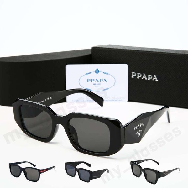 Luxury Designer Sunglasses Symbole Triangular Signature Angular Frame UV400 Protection Anti Glare Eyewear for Men Women Fashion PR17WS Sun Glasses with Box - Bags, Shoes & Accs - kalmora