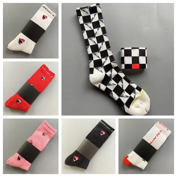 Chrome socks men women men's designer lips print sock fashion high street style colorful stocking breathable cycling anti sweat sport outdoor warm socks - Apparel - kalmora
