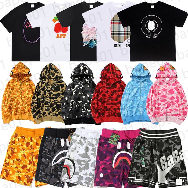 bapeshoodie t shirt designer shirt mens hoodies mens bapesshirts designer t shirts womens bapestshirt tees hoodie summer street clothes fashion tees asian size - Apparel - kalmora