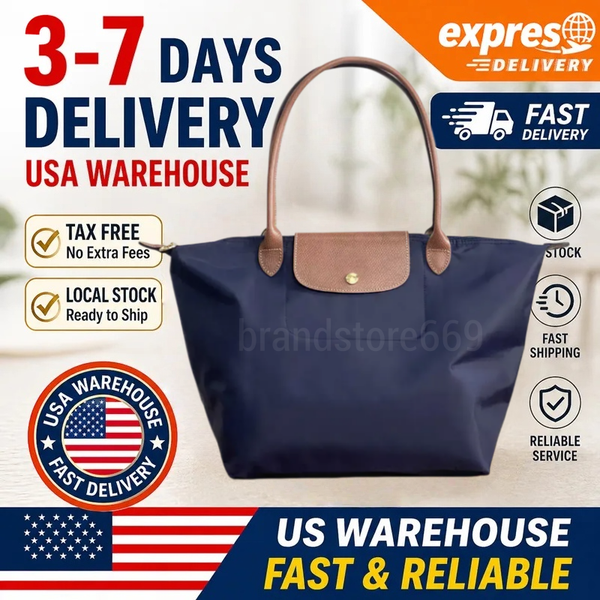 Designer bag Nylon Tote Shoulder Bags Champes Bag tote Bags Women Medium Large Capacity Shopping bags - Bags, Luggage & Accessories - kalmora