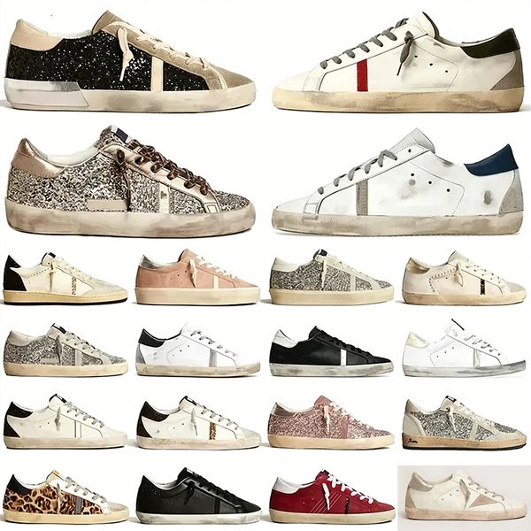 Leather Super Star Shoes For Men Women Designer Casual Shoes Women Dirtys Sneakers Lace Up Low Top Runners Sport Shoes Classic White Training 1026 - Shoes & Accessories - kalmora
