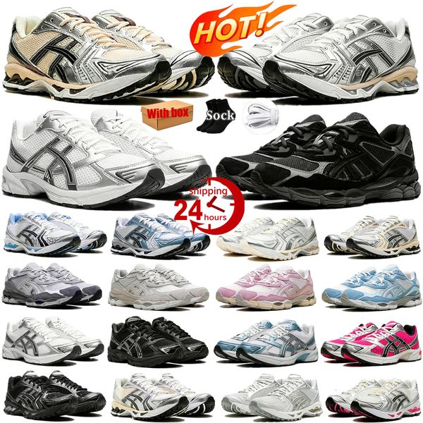 Designer Running Shoes Gels Nyc Mens Womens Cream Solar Power Pure Sier Outdoor Sneakers Sports Athleisure Trainers Fashion Daily Outfit With Box 36-47 - Shoes & Accessories - kalmora
