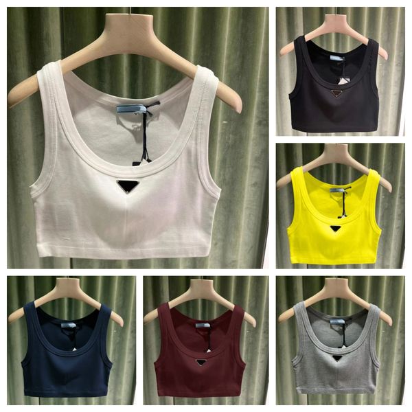 Designer Tops Womens Tank Top Luxury Brand Letter Printed Y2K Sexy Hot Chicks Vest Summer Fashion Casual Simple Slim Versatile Sleeveless Vest - Apparel - kalmora