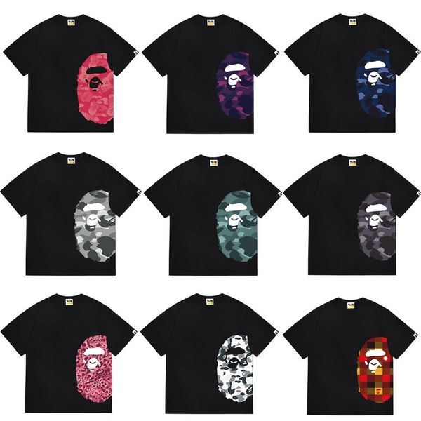 Fashion casual breathable oversize loose short sleeve designer shirts men women t shirt Letters Printed Vintage Washed Round-Neck tshirt - Apparel - kalmora
