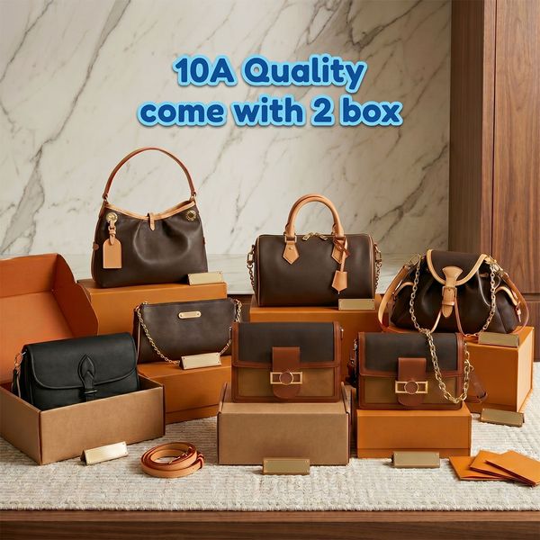 Vintage Designer Bags For Women Luxury Crossbody Handbags Totes Classic Metal Corner Shoulder Purses Retro Box Bag Fashion Messenger Bag With Box Womans Purse PRPU - Bags, Luggage & Accessories - kalmora
