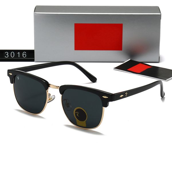 2026 Designer Sunglasses for Womens Mens Outdoor Sunglasses Shades Fashion Goggle UV400 Eyewear Classic glasses 3016 Male Sun Glasses Metal Frame gift With Box - Bags, Shoes & Accs - kalmora