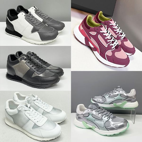 Men Woman Run Away Shoes Designer Olympia Sneakers Leather Casual Shoes Fashion Print Trainers Mesh Runaway Sneaker Mixed Color Shoes 012 - Shoes & Accessories - kalmora