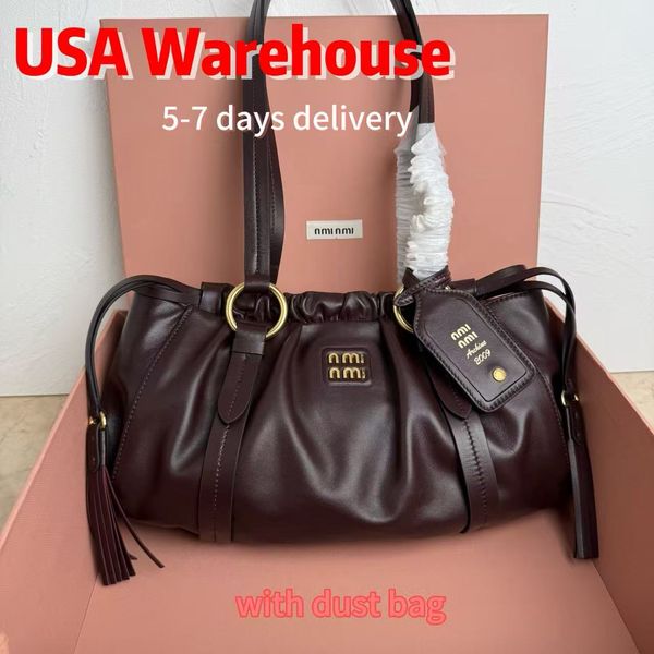 12A High-quality Designer bag Joie Nappa handbag Wander shoulder bag women's leather crossbody bag retro motorcycle bag Arcadia Matelasse sheepskin bowling bag tote - Bags, Luggage & Accessories - kalmora