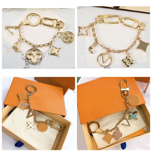 Fashion Brand Letter Designer Keychains Metal Keychain Womens Bag Charm Pendant Auto Parts - Fashion Accessories - kalmora