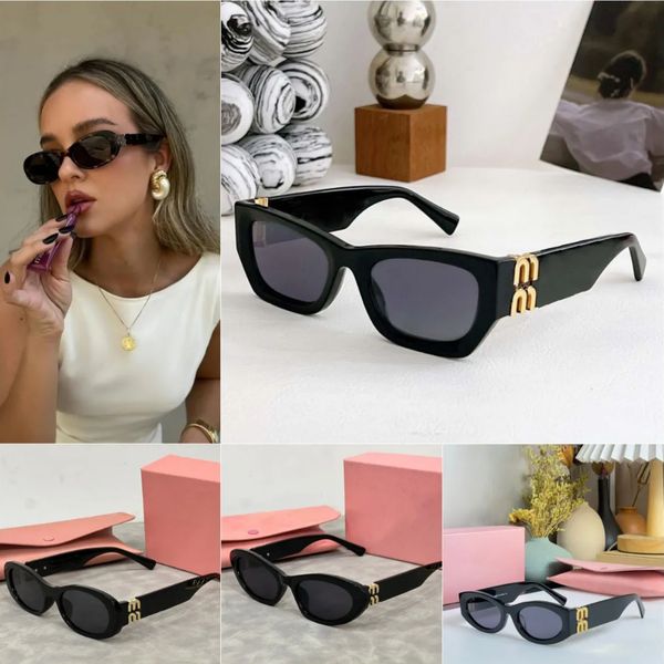 Designer Sunglasses Fashion Glasses Oval Frame M Sunglass Womens Anti-Radiation 2026 New Style Uv400 Polarized Lenses Mens Retro Eyeglasses With Box - Bags, Shoes & Accs - kalmora