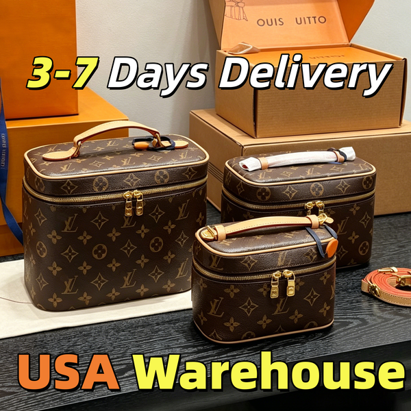 Designer Bag louis vuttione bag sac de luxe Nice nano vintage makeup bag shoulder bag Makeup Bag Luxury Cosmetic bag designer Women's Handbag Purse lvs bag designer - Bags, Luggage & Accessories - kalmora