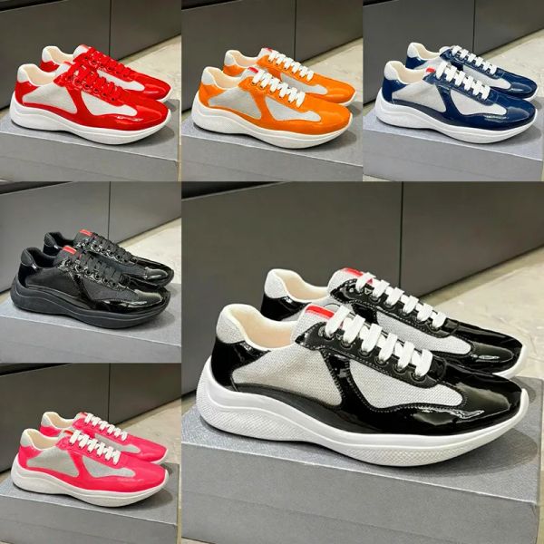 Designer American cup Casual low red Sneakers Luxury Trainers Americas sneaker Rubber Fabric Outdoor Comfortable Walking Shoes Size 36-49 - Shoes & Accessories - kalmora