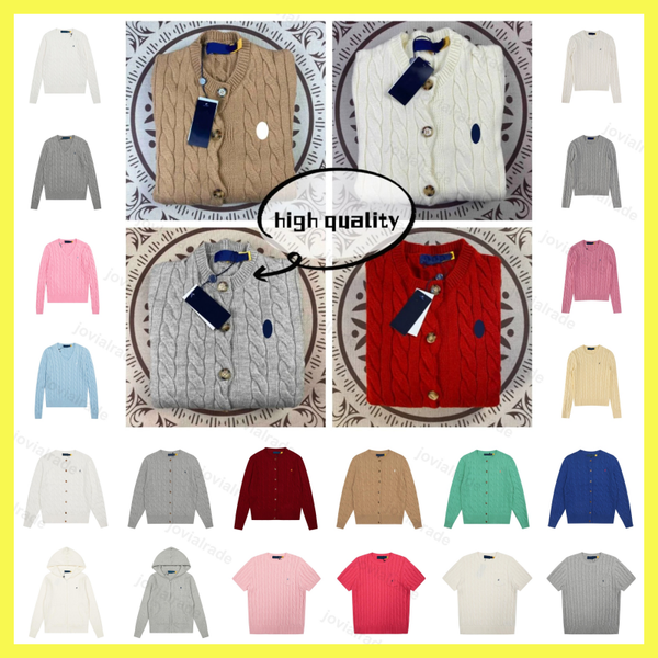 Women's Designer Embroidered Cardigan Sweater Knitted embroidered sweater Blended cotton sweater Knitted Fashionable high-quality sweater Size: S-2XL - Apparel - kalmora