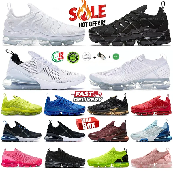 TN Plus 270 Running Shoes 270s Premium Mens Women Sneakers Triple White Black 2.0 3.0 Red Game Pink Wolf Grey Walking Sports Trainers with box 36 47 - Shoes & Accessories - kalmora