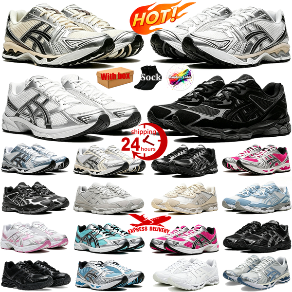 With Box Designer Shoes K14 gels nyc 1130 Mens Womens Sneakers Cream Solar Power Pure Sier Outdoor Sneakers Sports Athleisure Trainers Fashion Daily Outfit 36-47 - Shoes & Accessories - kalmora