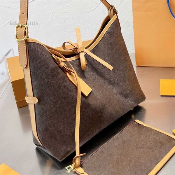High quality Carryall Shoulder Bags Fashion MM PM Tote Bag Designer Womens Handbags Canvas Leather Vintage Carry All 2 In 1 Hobo With Wallet detachable shoulder strap - Bags, Luggage & Accessories - kalmora