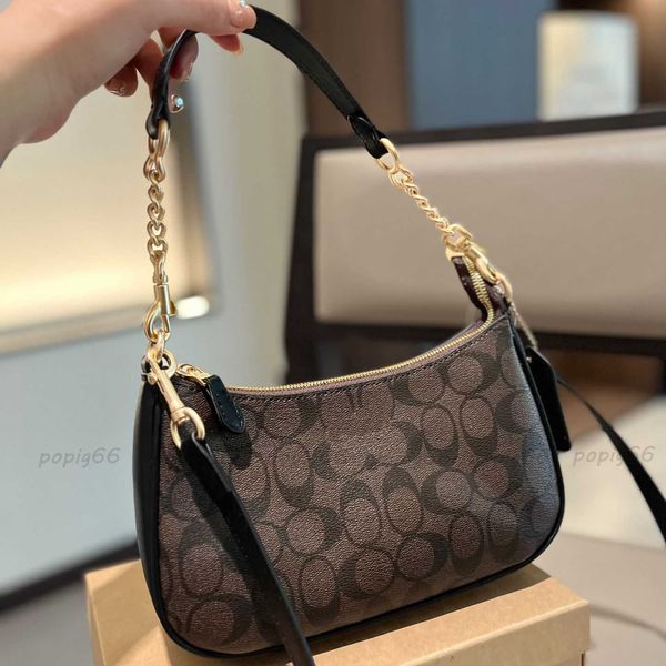 Shoulder Bags Fashion Designer Underarm Small Handbags Women Shoulder Bag Half-moon ladies Baguette Purse Chain Strap Croissant bags Large Capacity Chain Bag - Bags, Luggage & Accessories - kalmora
