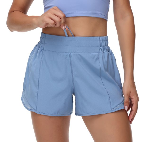 Womens Hotty Hot High-Rise Lined Short 4" Gym Fitness Training Tights Sport Quick-drying Short Pants Fashion Trousers - Sports & Outdoors - kalmora