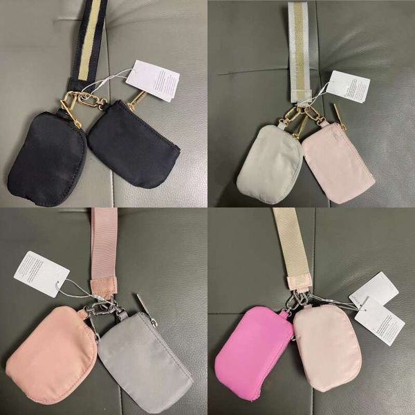 High quality yoga sport keychain mens and womens chain storage coin purse butler key mini lululies bag 02 - Fashion Accessories - kalmora