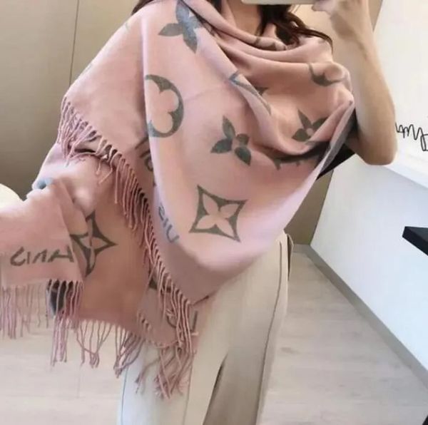 New Luxury Scarfs Designer Scarf Pashmina For Women mens Designers Warm Scarfs Fashion Classic Men And Women Cashmere Wool Long Shawl Box - Fashion Accessories - kalmora