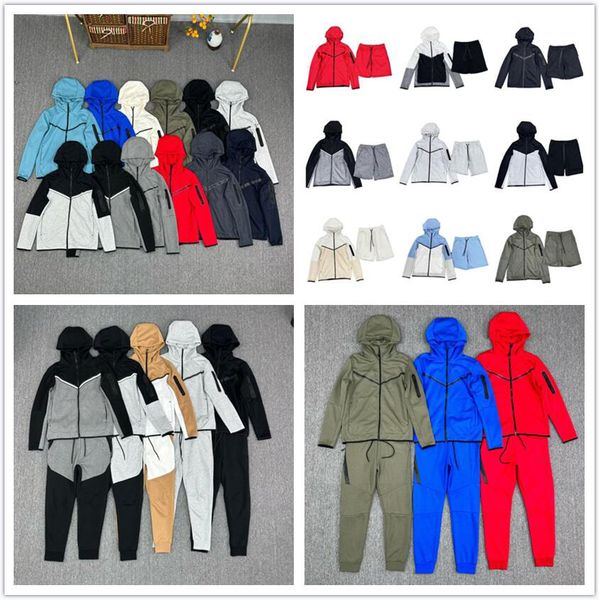 Tech Fleece Mens Womens Hoodies Pants Tracksuits Sports Jackets Space Cotton Trousers Man Tracksuit Bottoms techfleece Man Joggers - Apparel - kalmora