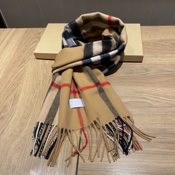2026 Classic Plaid Women Man Designer Scarf 100% Cashmere Scarves For Winter Warm Womens and mens Long Wraps Size 180x30cm - Fashion Accessories - kalmora