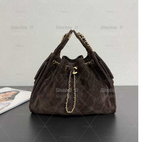 Evening Bags Designer shoulder diamond check long chain fashion bucket crossbody bag Big homeless person 25 suede leather grey casual luxury brand Medium hobo - Bags, Luggage & Accessories - kalmora