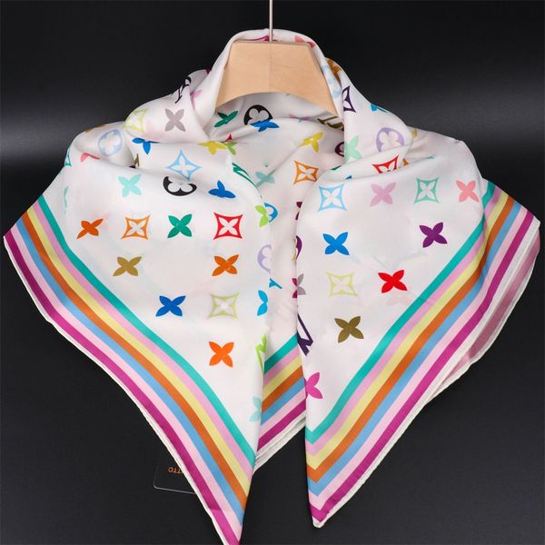 luxury scarf designer scarf for women silk scarf fashion silk scarf square summer new style silk womens ribbons for work travel outdoor and home headband Nice - Fashion Accessories - kalmora