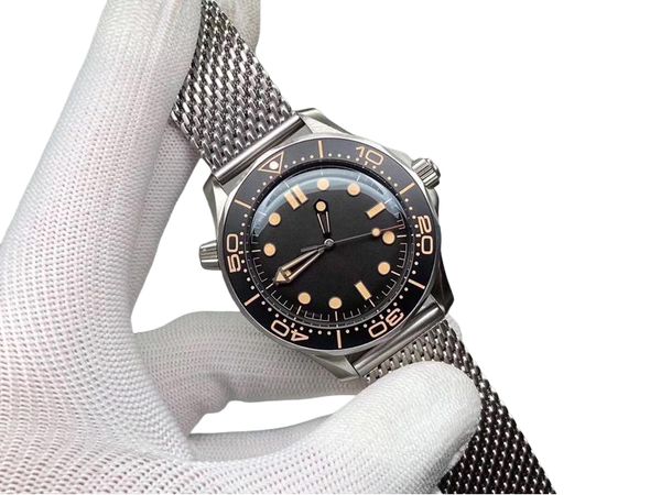 NTTD Watch 42mm No Time To Die Men Watch Automatic Movement Mechanical Montre de luxe Limited James Bond 007 Nato 300M Wristwatches - Watches - kalmora