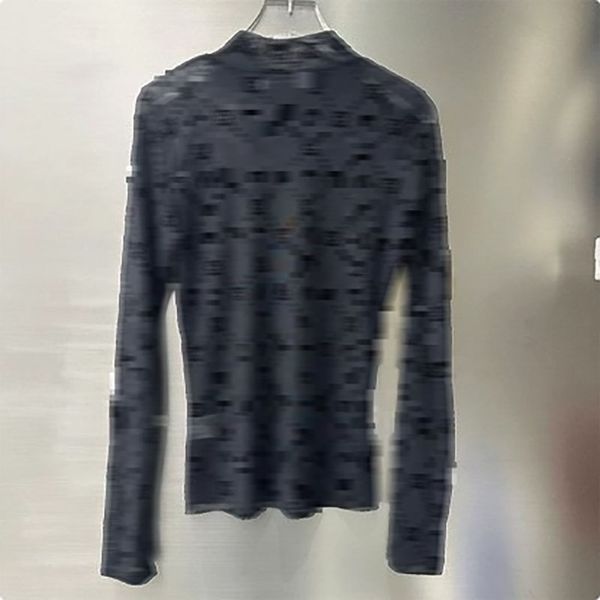 Women's T Shirts Gotoola 2023 High Version Spot Small Mesh Top Overclothes Moon Long Sleeve Bottoming Shirt Lace Sexy Girl Style - Apparel - kalmora