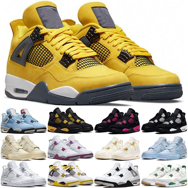 designer Men Women 4s Basketball shoes Sneaks Panda Military Black Cat White Oreo Red Thund Cool Grey Pine Green Metallic Gold Outdoor Sports Trains - Fashion Collection - kalmora
