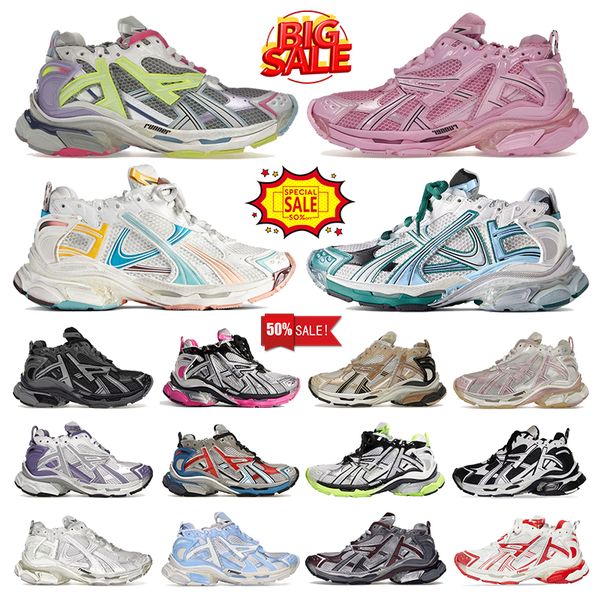 designer shoes runner sneakers Track Casual 7.0 7.5 For Men Women Luxury Sneaker Hiking Shoes Dark Grey Black Silver Pink White Red Platform Paris Shoe Size 35-46 - Shoes & Accessories - kalmora