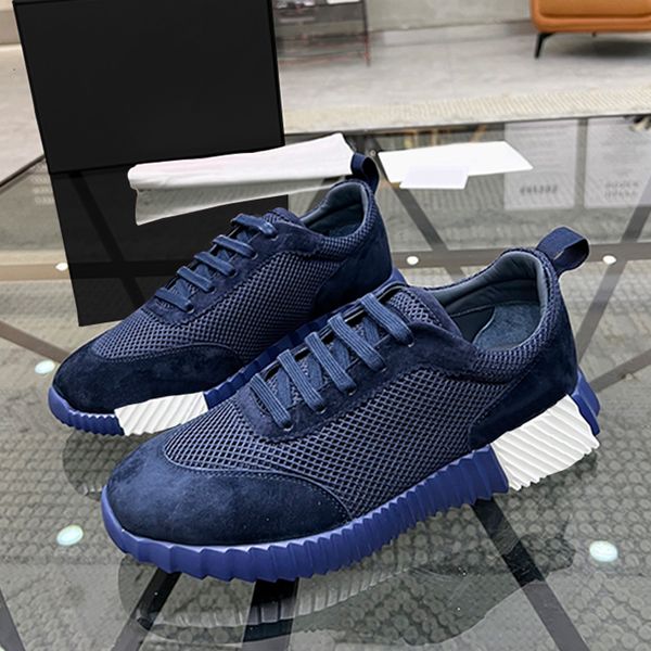 Designer Bouncing Sneakers Luxury Leather Mens Shoes Suede Trainers Fashion Jet Sneaker Breathable Outdoor Sports Casual Shoes 959 - Shoes & Accessories - kalmora